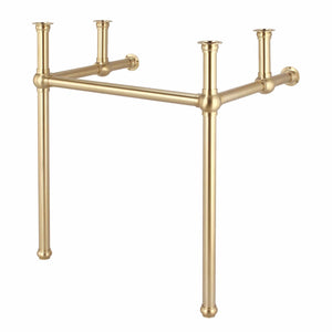 Water Creation Vanity Water Creation EB30C-0600 Embassy 30 Inch Wide Single Wash Stand, P-Trap, and Counter Top with Basin included in Satin Gold Finish