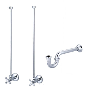 Water Creation Vanity Water Creation EB30E-0113 Embassy 30 Inch Wide Single Wash Stand, P-Trap, Counter Top with Basin, F2-0013 Faucet and Mirror included in Chrome Finish
