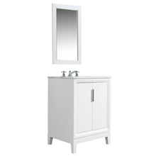 Load image into Gallery viewer, Water Creation Vanity Water Creation EL24CW01PW-000BX0901 Elizabeth 24-Inch Single Sink Carrara White Marble Vanity In Pure White  With F2-0009-01-BX Lavatory Faucet(s)