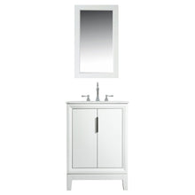 Load image into Gallery viewer, Water Creation Vanity Water Creation EL24CW01PW-000TL1201 Elizabeth 24-Inch Single Sink Carrara White Marble Vanity In Pure White  With F2-0012-01-TL Lavatory Faucet(s)