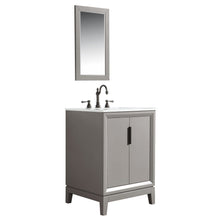 Load image into Gallery viewer, Water Creation Vanity Water Creation EL24CW03CG-000TL1203 Elizabeth 24-Inch Single Sink Carrara White Marble Vanity In Cashmere Grey  With F2-0012-03-TL Lavatory Faucet(s)
