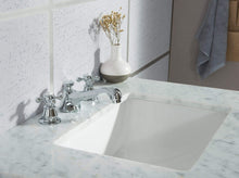 Load image into Gallery viewer, Water Creation Vanity Water Creation EL30CW01PW-R21BX0901 Elizabeth 30-Inch Single Sink Carrara White Marble Vanity In Pure White With Matching Mirror(s) and F2-0009-01-BX Lavatory Faucet(s)