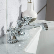 Load image into Gallery viewer, Water Creation Vanity Water Creation EL30CW01PW-R21BX0901 Elizabeth 30-Inch Single Sink Carrara White Marble Vanity In Pure White With Matching Mirror(s) and F2-0009-01-BX Lavatory Faucet(s)
