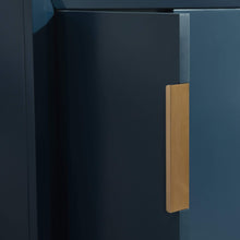 Load image into Gallery viewer, Water Creation Vanity Water Creation EL30CW06MB-R21FX1306 Elizabeth 30-Inch Single Sink Carrara White Marble Vanity In Monarch Blue With Matching Mirror(s) and F2-0013-06-FX Lavatory Faucet(s)