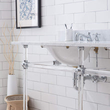 Load image into Gallery viewer, Water Creation Vanity Water Creation Empire 72 Inch Wide Double Wash Stand, P-Trap, Countertop with Basin