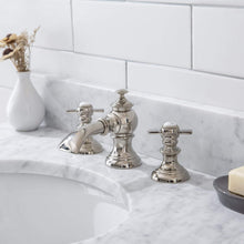 Load image into Gallery viewer, Water Creation Vanity Water Creation EP30D-0513 Empire 30 Inch Wide Single Wash Stand, P-Trap, Counter Top with Basin, and F2-0013 Faucet included in Polished Nickel (PVD) Finish