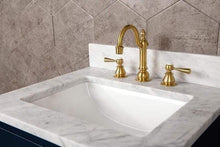 Load image into Gallery viewer, Water Creation Vanity Water Creation MA24C-0612MB Madalyn 24 Inch Monarch Blue Single Sink Bathroom Vanity With Satin Brass Faucet