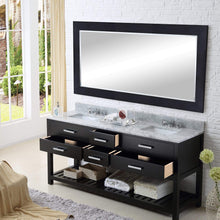 Load image into Gallery viewer, Water Creation Vanity Water Creation MA72CW01ES-000BX0901 72 Inch Espresso Double Sink Bathroom Vanity With Faucet From The Madalyn Collection