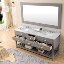 Load image into Gallery viewer, Water Creation Vanity Water Creation MADALYN72G Madalyn 72 Inch Cashmere Grey Double Sink Bathroom Vanity