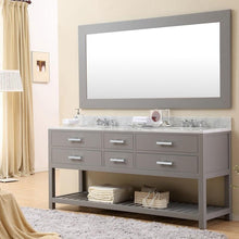 Load image into Gallery viewer, Water Creation Vanity Water Creation MADALYN72G Madalyn 72 Inch Cashmere Grey Double Sink Bathroom Vanity