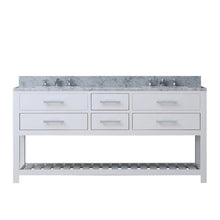 Load image into Gallery viewer, Water Creation Vanity Water Creation MADALYN72W Madalyn 72 Inch Pure White Double Sink Bathroom Vanity