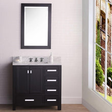 Load image into Gallery viewer, Water Creation Vanity Water Creation MADISON36EB Madison 36 Dark Espresso Single Sink Bathroom Vanity With Matching Mirror