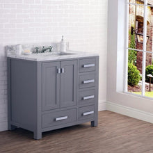 Load image into Gallery viewer, Water Creation Vanity Water Creation MADISON36G Madison 36 Cashmere Grey Single Sink Bathroom Vanity