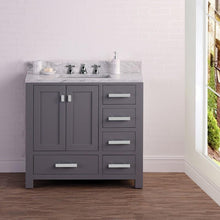 Load image into Gallery viewer, Water Creation Vanity Water Creation MADISON36G Madison 36 Cashmere Grey Single Sink Bathroom Vanity