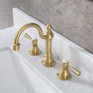 Water Creation Vanity Water Creation MS36CW06MB-000TL1206 Madison 36-Inch Single Sink Carrara White Marble Vanity In Monarch Blue With F2-0012-06-TL Lavatory Faucet