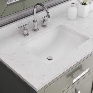 Water Creation Vanity Water Creation MS72CW01GN-000BL1401 Madison 72 In. Double Sink Carrara White Marble Countertop Vanity in Glacial Green with Gooseneck Faucet