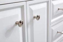 Load image into Gallery viewer, Water Creation Vanity Water Creation PA60QZ05PW-000BX0905 60&quot;&quot; Palace Collection Quartz Carrara Pure White Bathroom Vanity Set With Hardware And F2-0009 Faucets in Polished Nickel (PVD) Finish