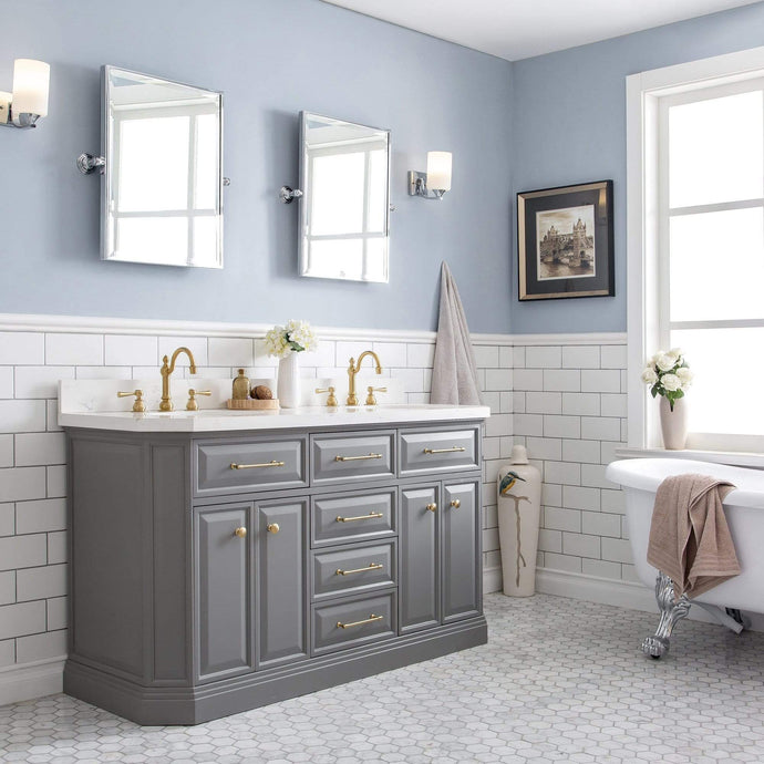 Water Creation Vanity Water Creation PA60QZ06CG-E18TL1206 60