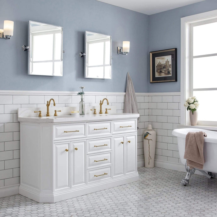 Water Creation Vanity Water Creation PA60QZ06PW-E18TL1206 60