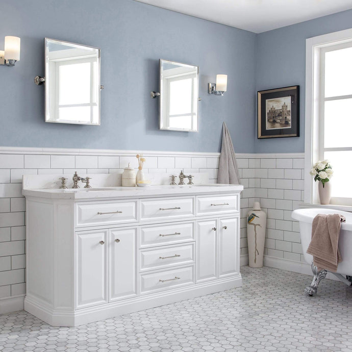 Water Creation Vanity Water Creation PA72QZ05PW-E18FX1305 72