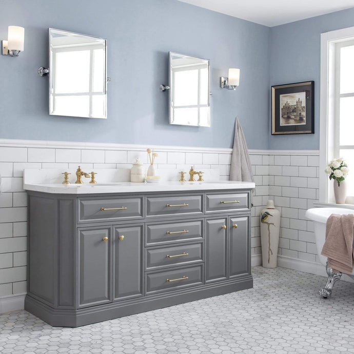 Water Creation Vanity Water Creation PA72QZ06CG-E18FX1306 72