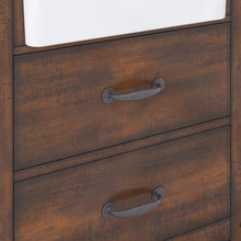 Load image into Gallery viewer, Water Creation Vanity Water Creation Paisley 30 Inch Single Sink Carrara White Marble Countertop Vanity in Rustic Sienna with Hook Faucet and Mirror