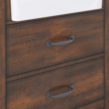 Load image into Gallery viewer, Water Creation Vanity Water Creation Paisley 30 Inch Single Sink Carrara White Marble Countertop Vanity in Rustic Sienna with Mirror