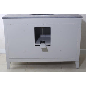 Water Creation Vanity Water Creation PO48BL03EG-R24BX0901 48 Inch Earl Grey Single Sink Bathroom Vanity With Matching Framed Mirror And Faucet From The Potenza Collection