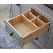 Load image into Gallery viewer, Water Creation Vanity Water Creation PO48BL03EG-R24BX0901 48 Inch Earl Grey Single Sink Bathroom Vanity With Matching Framed Mirror And Faucet From The Potenza Collection
