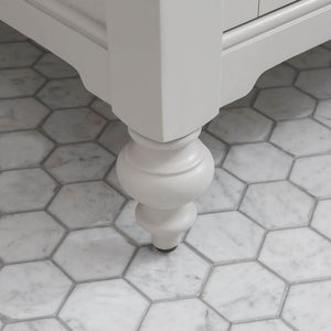 Water Creation Vanity Water Creation POTENZA30EGBF1 Potenza 30 Inch Bathroom Vanity in Earl Grey with Blue Limestone Top with Faucet and Mirror