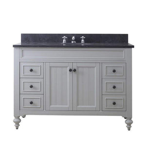 Water Creation Vanity Water Creation POTENZA48EG Potenza 48 Inch Earl Grey Single Sink Bathroom Vanity