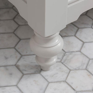 Water Creation Vanity Water Creation POTENZA48EGBF1 Potenza 48 Inch Bathroom Vanity in Earl Grey with Blue Limestone Top with Faucet and Mirror