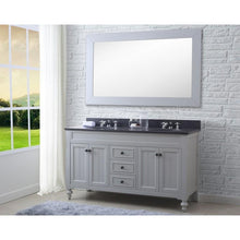 Load image into Gallery viewer, Water Creation Vanity Water Creation POTENZA60EG Potenza 60 Inch Earl Grey Double Sink Bathroom Vanity