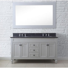 Load image into Gallery viewer, Water Creation Vanity Water Creation POTENZA60EG Potenza 60 Inch Earl Grey Double Sink Bathroom Vanity