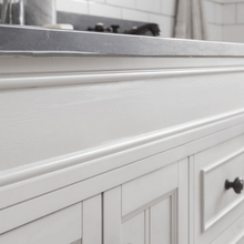 Load image into Gallery viewer, Water Creation Vanity Water Creation POTENZA60EGF1 Potenza 60 Inch Bathroom Vanity in Earl Grey with Blue Limestone Top with Faucet