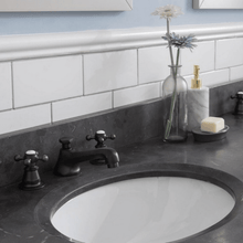 Load image into Gallery viewer, Water Creation Vanity Water Creation POTENZA60EGF1 Potenza 60 Inch Bathroom Vanity in Earl Grey with Blue Limestone Top with Faucet