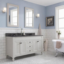 Load image into Gallery viewer, Water Creation Vanity Water Creation POTENZA60EGF1 Potenza 60 Inch Bathroom Vanity in Earl Grey with Blue Limestone Top with Faucet