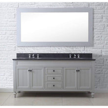 Load image into Gallery viewer, Water Creation Vanity Water Creation POTENZA72EG Potenza 72 Inch Earl Grey Double Sink Bathroom Vanity