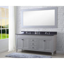 Load image into Gallery viewer, Water Creation Vanity Water Creation POTENZA72EG Potenza 72 Inch Earl Grey Double Sink Bathroom Vanity