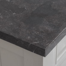 Load image into Gallery viewer, Water Creation Vanity Water Creation POTENZA72EGF1 Potenza 72 Inch Bathroom Vanity in Earl Grey with Blue Limestone Top with Faucet