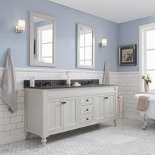 Load image into Gallery viewer, Water Creation Vanity Water Creation POTENZA72EGF1 Potenza 72 Inch Bathroom Vanity in Earl Grey with Blue Limestone Top with Faucet