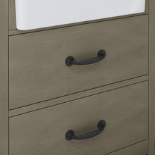 Load image into Gallery viewer, Water Creation Vanity Water Creation PY30CW03GG-000TL1203 Paisley 30 Inch Single Sink Carrara White Marble Countertop Vanity in Grizzle Gray with Hook Faucet