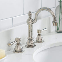 Load image into Gallery viewer, Water Creation Vanity Water Creation QU36QZ05PW-Q21TL1205 Queen 36-Inch Single Sink Quartz Carrara Vanity In Pure White With Matching Mirror(s) and F2-0012-05-TL Lavatory Faucet(s)