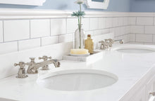 Load image into Gallery viewer, Water Creation Vanity Water Creation QU72QZ05PW-000BX0905 Queen 72-Inch Double Sink Quartz Carrara Vanity In Pure White  With F2-0009-05-BX Lavatory Faucet(s)