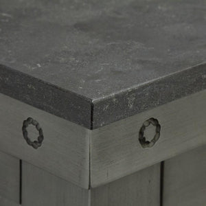 Water Creation Vanity Water Creation VAB030BLGG00 Aberdeen 30 Inch Grizzle Grey Single Sink Bathroom Vanity With Blue Limestone Counter Top