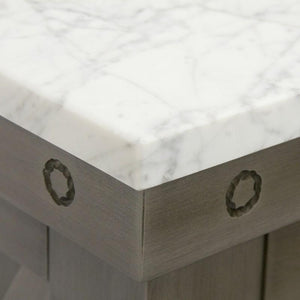 Water Creation Vanity Water Creation VAB072CWGG00 Aberdeen 72 Inch Grizzle Grey Double Sink Bathroom Vanity With Carrara White Marble Counter Top