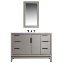 Load image into Gallery viewer, Water Creation Vanity Water Creation VEL048CWCG12 Elizabeth 48 Inch Single Sink Carrara White Marble Vanity In Cashmere Grey with Lavatory Faucet