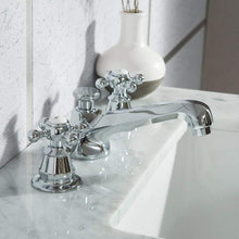 Load image into Gallery viewer, Water Creation Vanity Water Creation VEL060CWPW04 Elizabeth 60 Inch Double Sink Carrara White Marble Vanity In Pure White With Matching Mirror