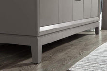 Load image into Gallery viewer, Water Creation Vanity Water Creation VEL072CWCG00 Elizabeth 72 Inch Double Sink Carrara White Marble Vanity In Cashmere Grey