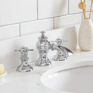 Water Creation Vanity Water Creation VQU048QCCG72 Queen 48 Inch Single Sink Quartz Carrara Vanity In Cashmere Grey with Lavatory Faucet